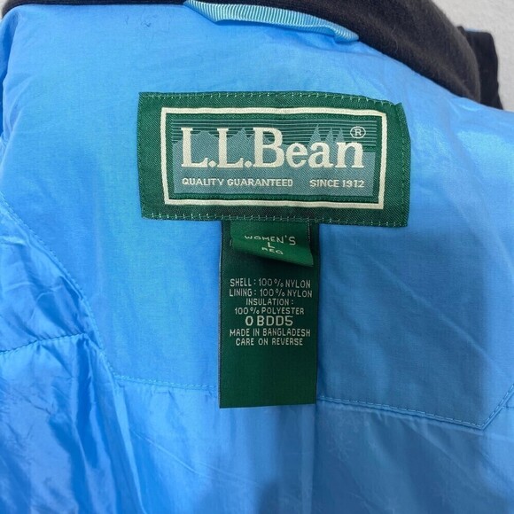 LL Bean Womens PRIMALOFT Packaaway Jacket Size Large Regular - Picture 6 of 11
